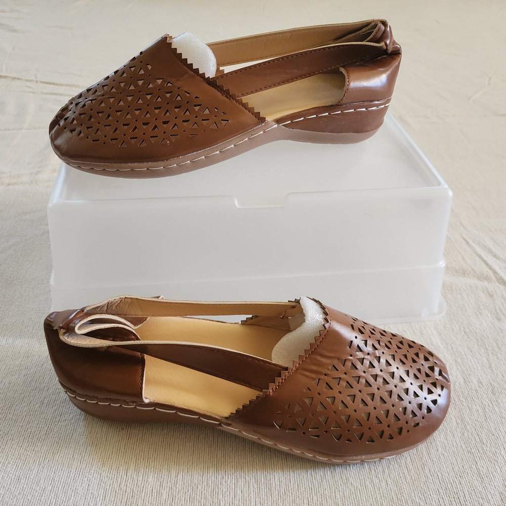 Brown Women's Slip-On Shoes